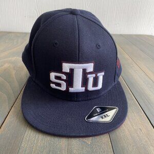 St. Thomas University Miami Florida Blue Embroidered Fitted Hat Size XXL (HT1)